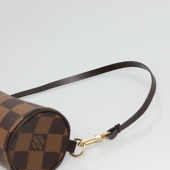 LOUIS VUITTON Damier Ebene Papillon Pouch LV Auth 130869 - Picture 8 of 16
